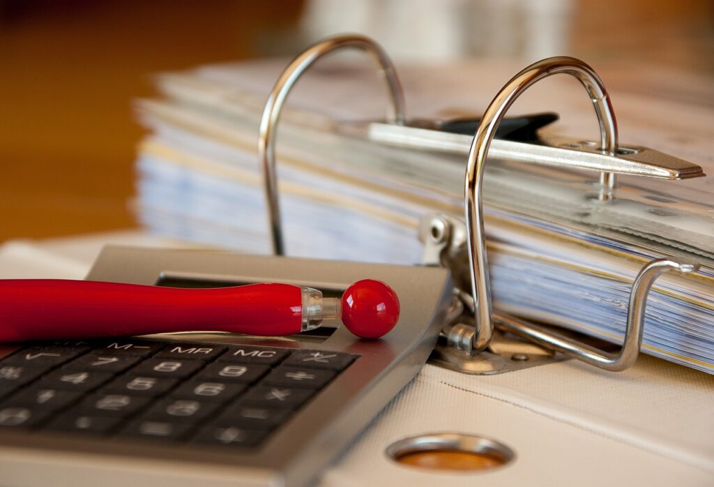 Important document holder is used to archive personal data