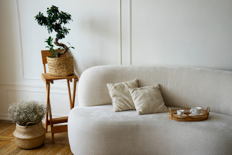 Minimalist living room interior design, an optimized application of the minimalist lifestyle (Source: Freepik)